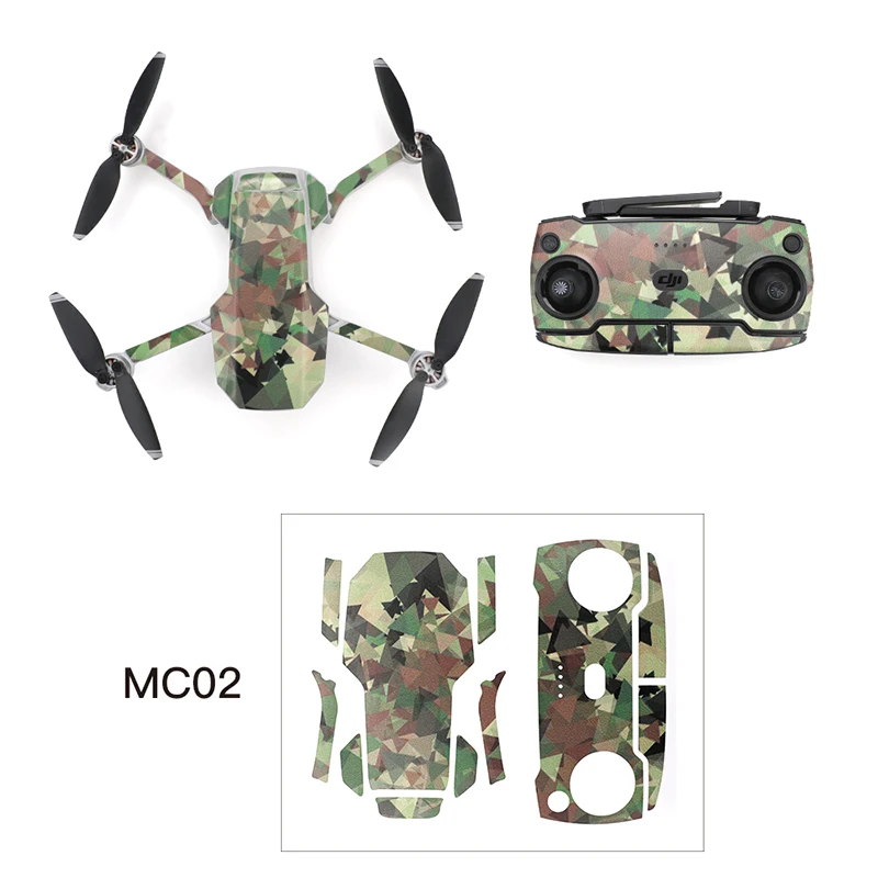 Buy drone Sticker body & Remote control sticker Decals Skin for dji mavic mini drone Accessories