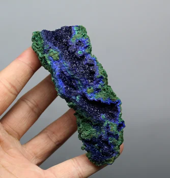 

180g Natural shiny beautiful Azurite and Malachite symbiotic mineral specimen crystal Stones and crystals Healing crystal