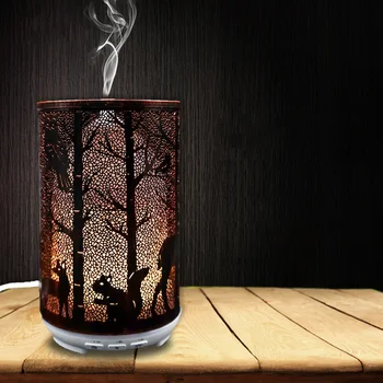 

100ml Capacity Essential Oil Aroma Diffuser Ultrasonic Air Mist Humidifier LED Night Light Gifts Aroma Diffuser New N11