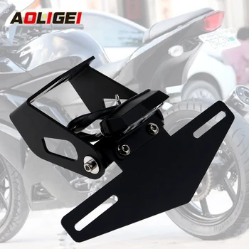 

For KAWASAKI NINJA 250/400 18-20, Z250 Z300 Z400 2019-2020 License Plate Holder Motorcycle Tail Tidy Fender Eliminator LED Light