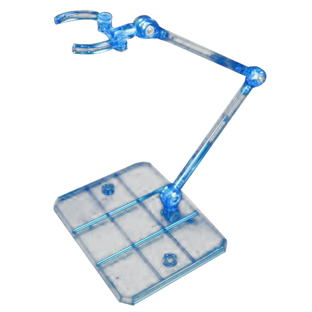 Action Figure Base Display Stands (1/144 or 1/100 Scale), Clear PVC Plastic