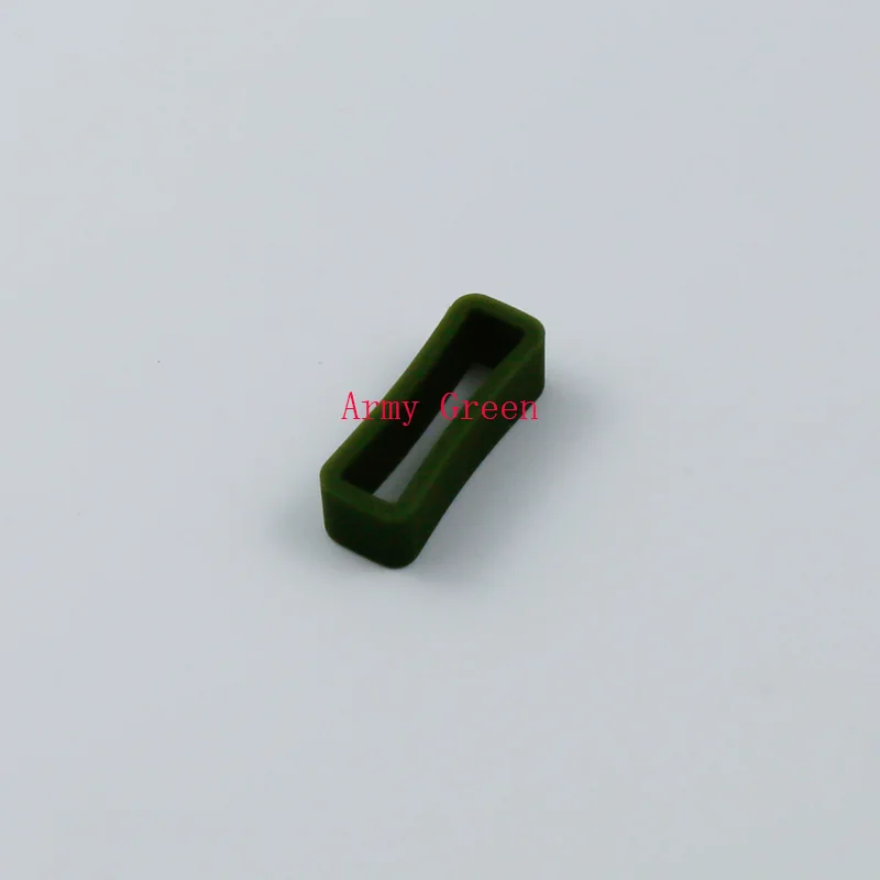Army Green Аксессуары для часов 2 штуки силиконовый ремешок петля резиновое кольцо 12mm14mm16mm18mm19mm20mm22mm24mm26mm28mm30mm образец ремешка петля - Цвет ремешка: Army Green