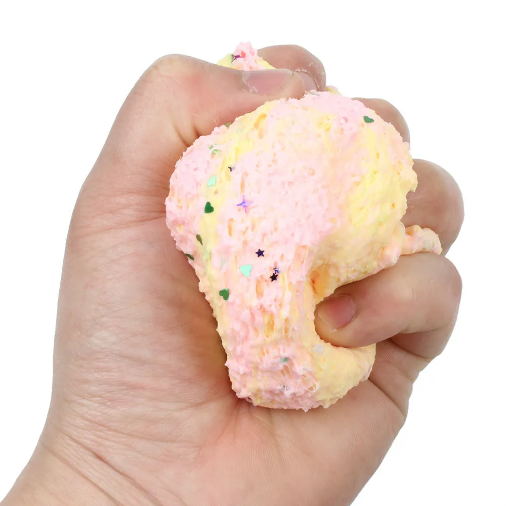 Squishy Scented Stress Kids Clay Toys Decompression Mud Toy Mixing Cloud Cotton Candy Slime Unzip Anti-stress Gift #B