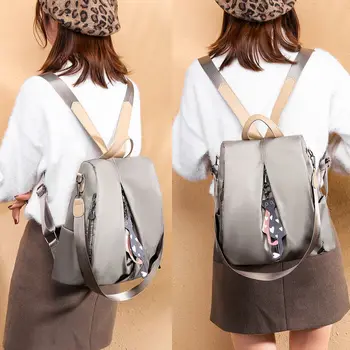 

Women Anti-theft Oxford School Backpack Travel Waterproof Satchel Shoulder Bag