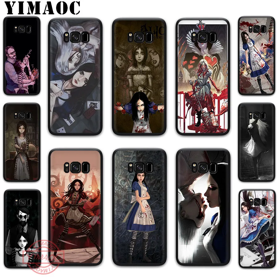 YIMAOC Alice Madness Returns Soft Case for Samsung J4 A20E A70S A51 A71 A81 A91 J6 Prime J8 2018 J7 Duo | Мобильные телефоны и