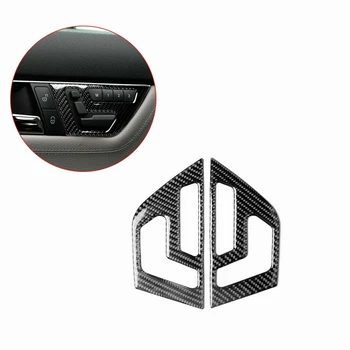 

Carbon Fiber Style Inner Door Handle Panel Cover Trim for Mercedes Benz C Class W204 2007-2013 Interior Mouldings