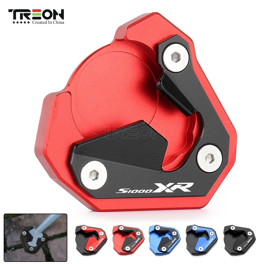 Black CNC Kickstand Foot Extender For BMW S 1000 XR (2020-2025) | Wider Base 7 thumbnail image