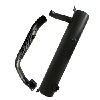 

7111390 7100840 Muffler Exhaust Pipe & Clamp for Bobcat Skid Steer Loader 751 753 763 773 7753 S175 S185