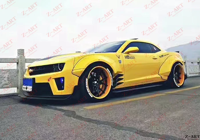 2012- Z-ART для Chevrolet Camaro Широкий комплект кузова Для Camaro широкое колесо Брови Для Camaro крыло flar модифицированное колесо крыло