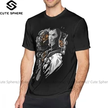 Jhin футболка League Of Legends Jhin Art футболка с коротким рукавом потрясающая футболка плюс размер мужская летняя футболка с принтом