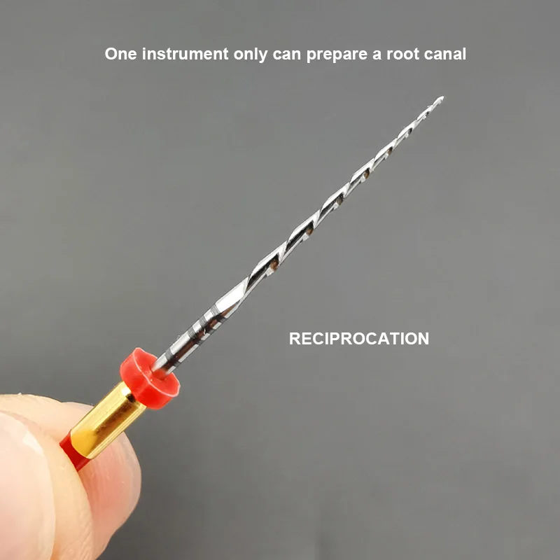 Dental Red Reciproc Files Reciprocating R25 Dental Rotary Files