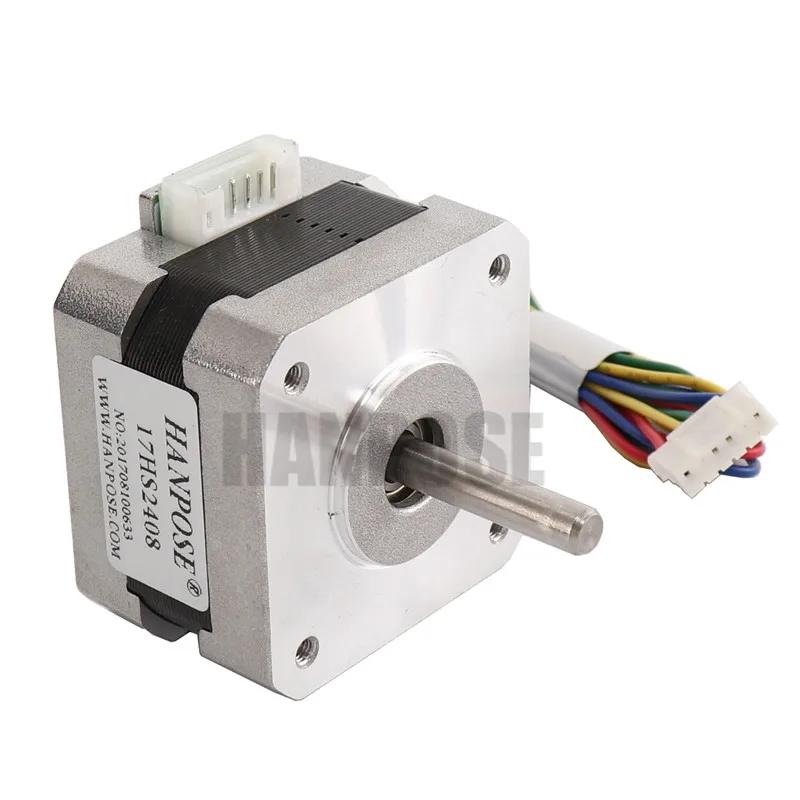Шаговый двигатель Nema 17 17HS2408 4 lead 42 Series Motor 0.6A CE ROSH ISO CNC лазерный измельчитель пены