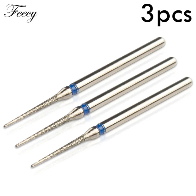 5pcs Diamond Nail Drill Bit Kits Mill Cutter All For Manicure Machine Bit Tools Accessories Cuticle Clean For Removing Nail Gel Y