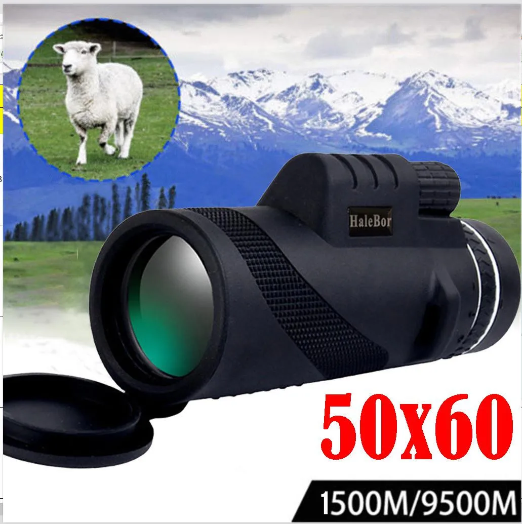 

Telescope 50X60 Monocular Low Light Night Vision HD Portable Outdoor Hunting Camping Bird Watching Travelling Telescope Z0813
