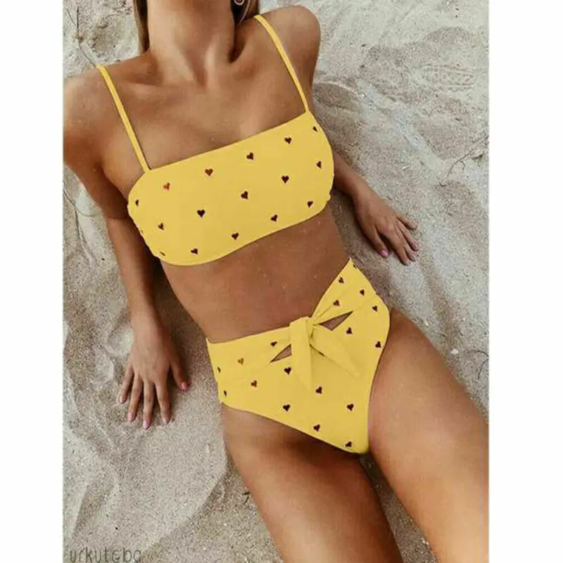 

Summer Women Bikini Set Bandage Push Up Bra Swimwear Swimsuit Bathing Beachwear