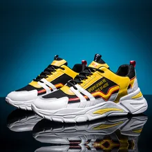 Осенняя обувь в стиле знаменитостей INS на толстой подошве; модная обувь для папы; Новинка года; Стильная мужская спортивная обувь; универсальная трендовая мужская обувь