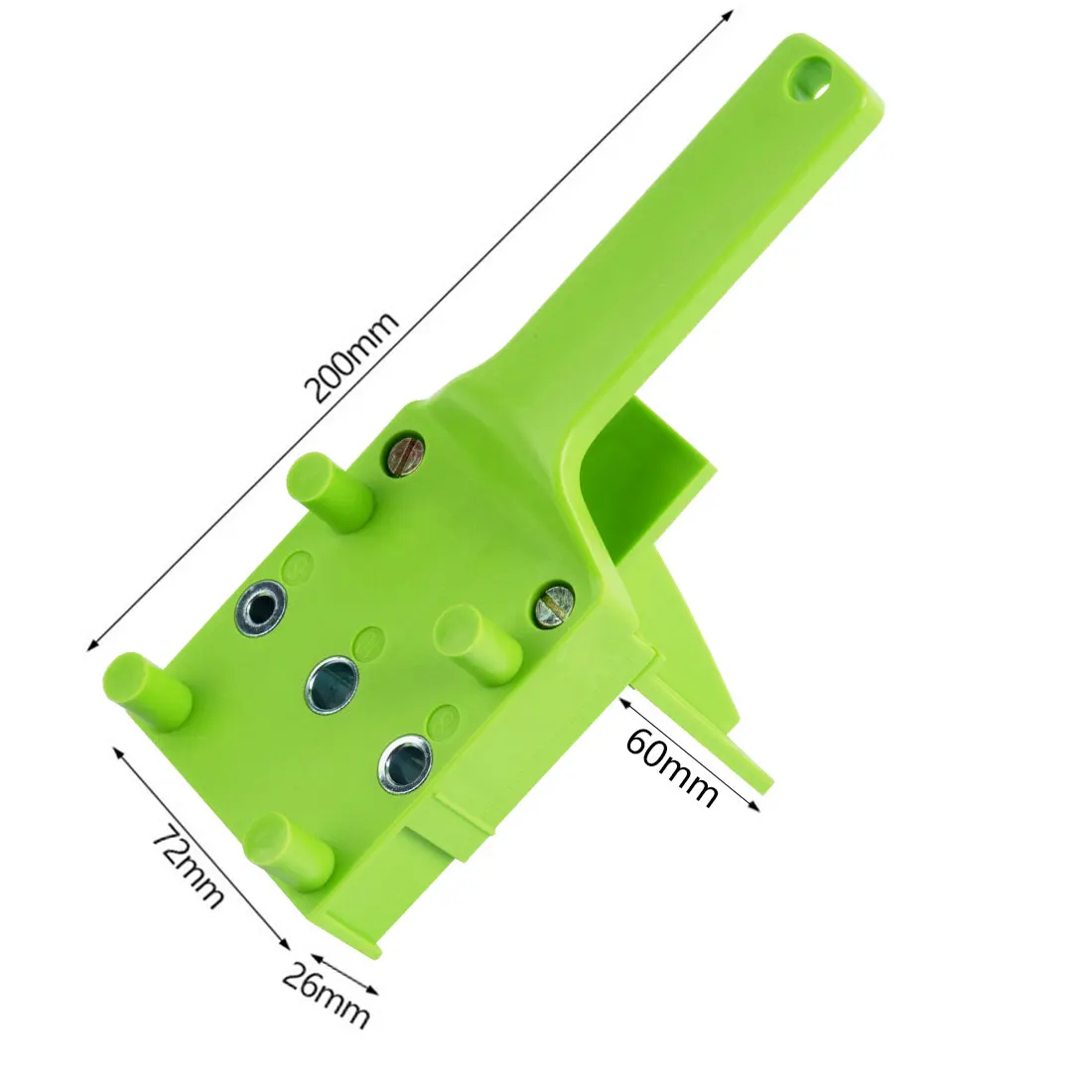 Woodworking Dowel Jig Woodworking positioning fixture Straight hole puncher plastic hand-held positioning tool