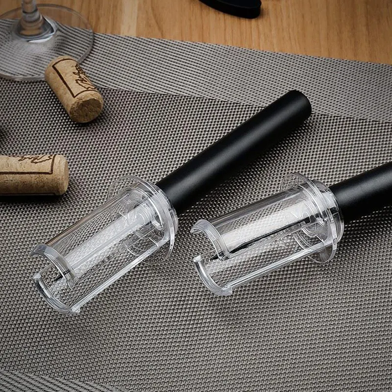 1 Pcs Air Pump Wine Bottle Opener Stainless Steel Pin Type Bottle Pumps abridor de vinho Kitchen Opening Tools Bar Accessories