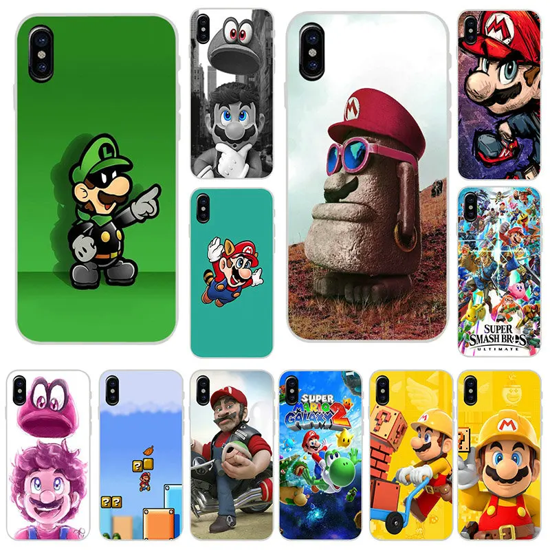 Мягкие чехлы для телефонов из ТПУ iPhone X XR XS 11 Pro Max 7 6 6s 8 Plus 4 4S 5 5S SE 5C Coque Funda Сумки
