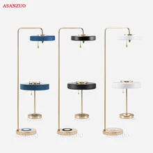 Современный напольный светильник Post, черный, белый, синий, напольный светильник, металлический стоячий светильник для плоской квартиры, виллы, гостиной, спальни, минимализм