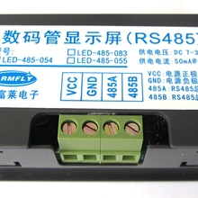 [Светодиодный-485-054] промышленный Класс RS485 красная цифровая трубка Дисплей модуль 4-разрядный 0,56 дюймов ПЛК