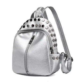 

Women Girls Ladies Backpack Travel Shoulder Bag PU Leather Rucksack Bag