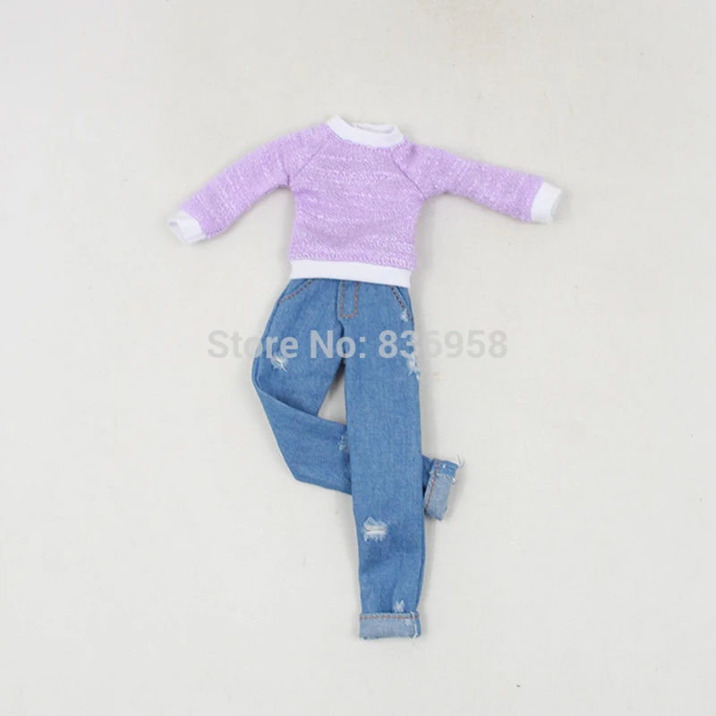 ICY DBS Blyth doll clothes jecci five bjd повседневная одежда джинсы игрушечный наряд|for dolls|bjd jeansfor |