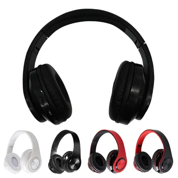 

LED Colorful Lights Wireless Bluetooth Headset Foldable Stereo Noise Cancelling For Phone With Mic Over Ear Travel Portable