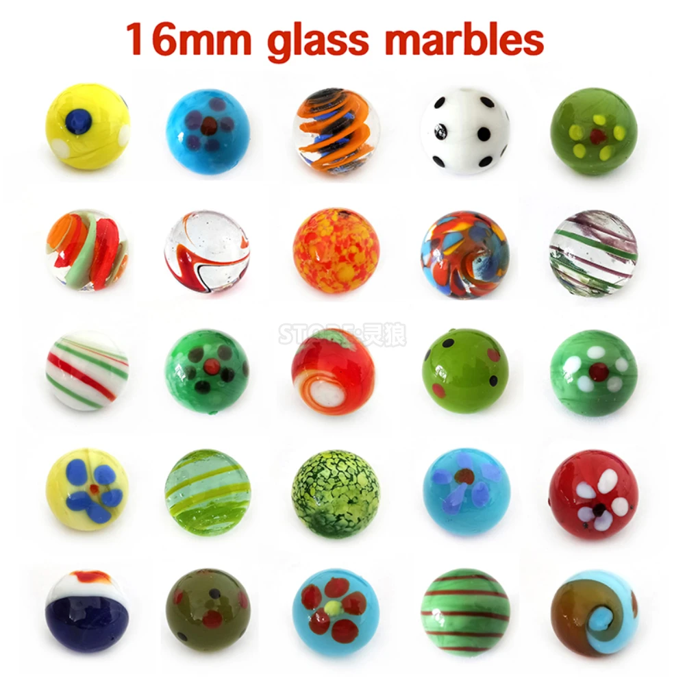 G11 16MM Crystal Ball Glass Ball Home Decorations Cream Color Console Game Pinball Small