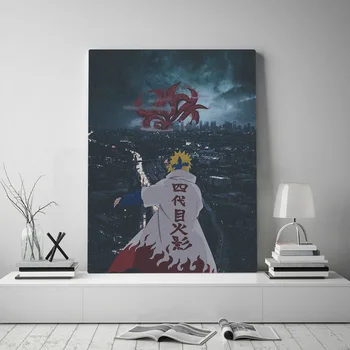 

Minato Namikaze Naruto anime Canvas poster PaintingFramed Wooden Frame wall Art decor Living room Study Home Decoration Prints