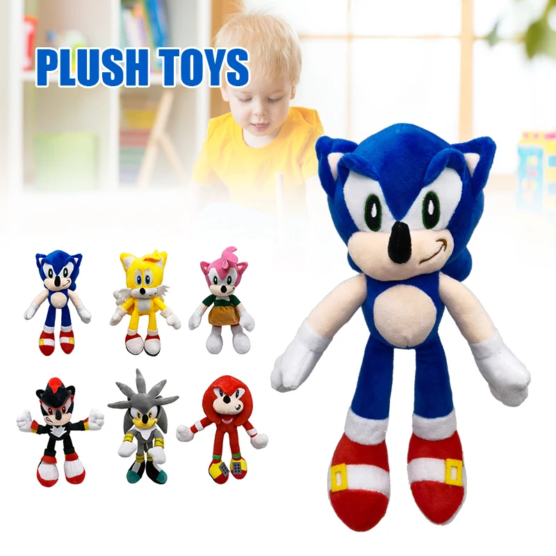 Горячая Распродажа плюшевая кукла Sonics хлопковые мягкие игрушки фильмы модная