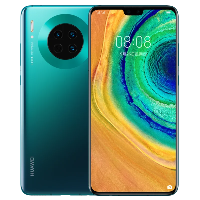 HUAWEI mate 30 мобильный телефон 6,62 дюймов Kirin 990 Восьмиядерный Android 10 Встроенный датчик жестов 40 Вт HUAWEI SuperCharge Google Play