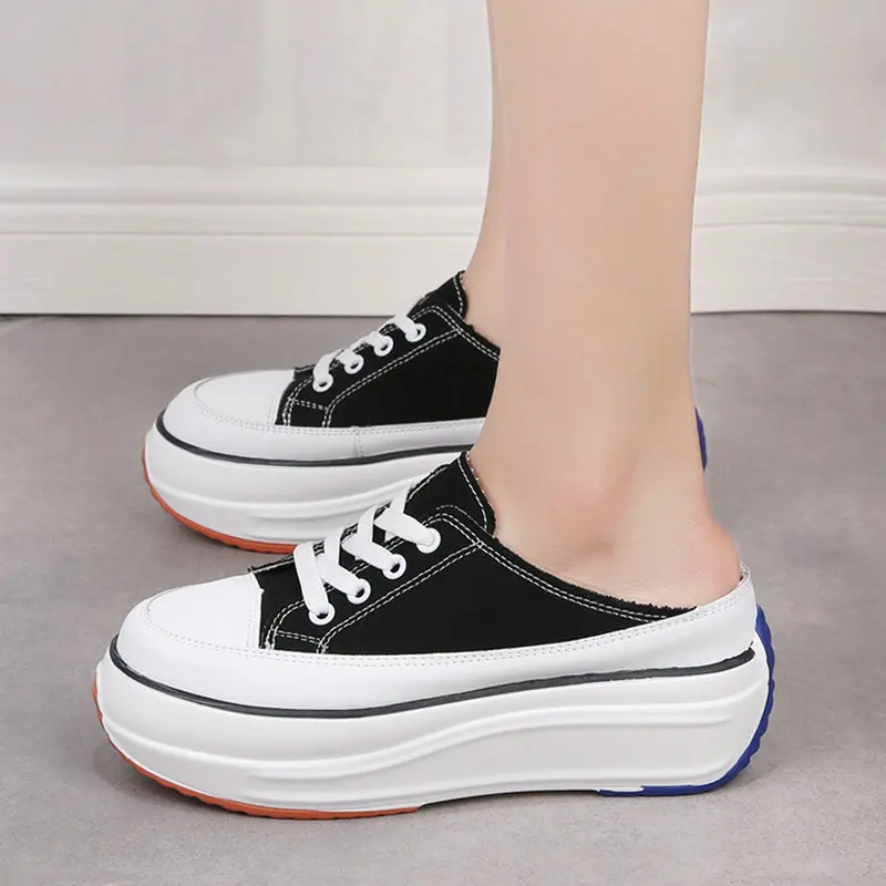 

Size 35-50 Nice New Summer Women Simple Flip Flops Lace Up Flat Heels Leisure Shoes Woman Young Lady Sneakers Style Slippers