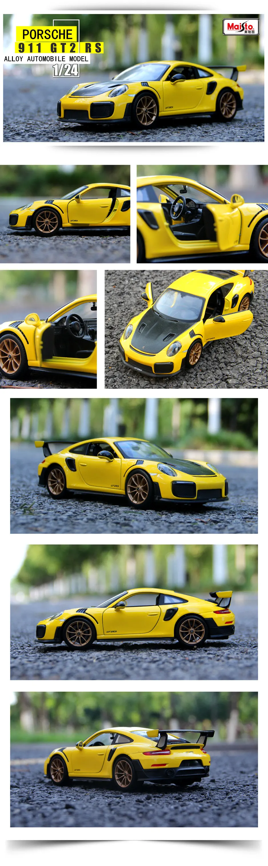 Bburago 1:24 Porsche BOXSTER моделирование сплава Модель автомобиля ремесла украшения Коллекция игрушек инструменты подарок