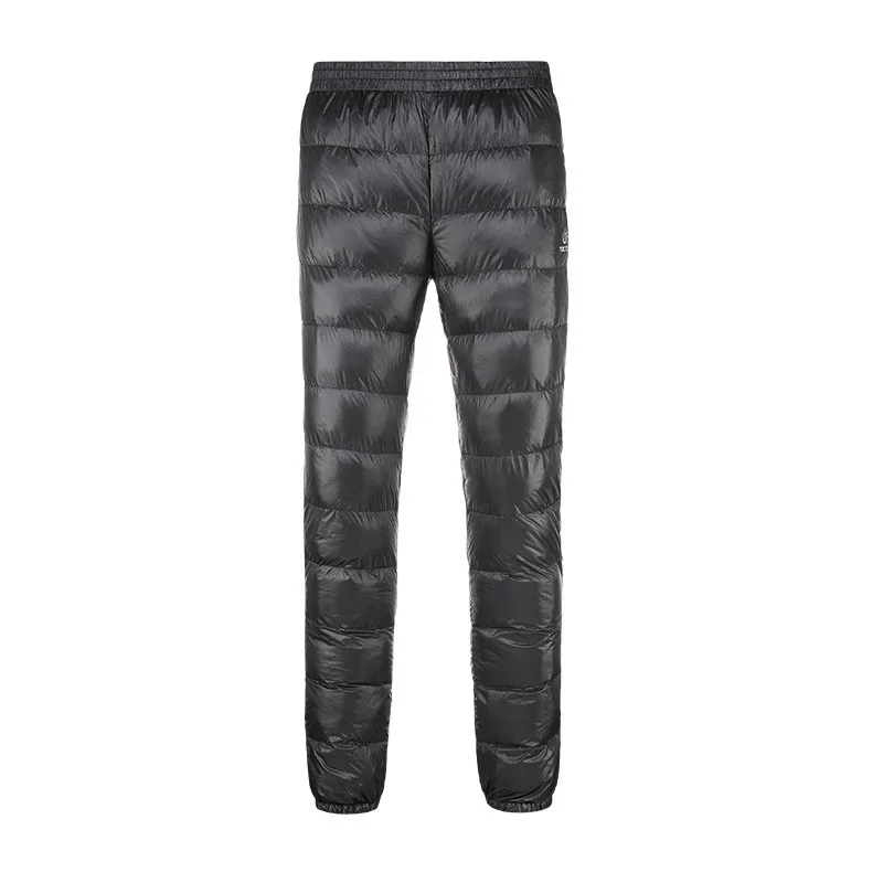 Autumn Winter Down pants Outdoor Men Women White duck down Waterproof Windproof trousers Thin and light warm Camping Hiking pant