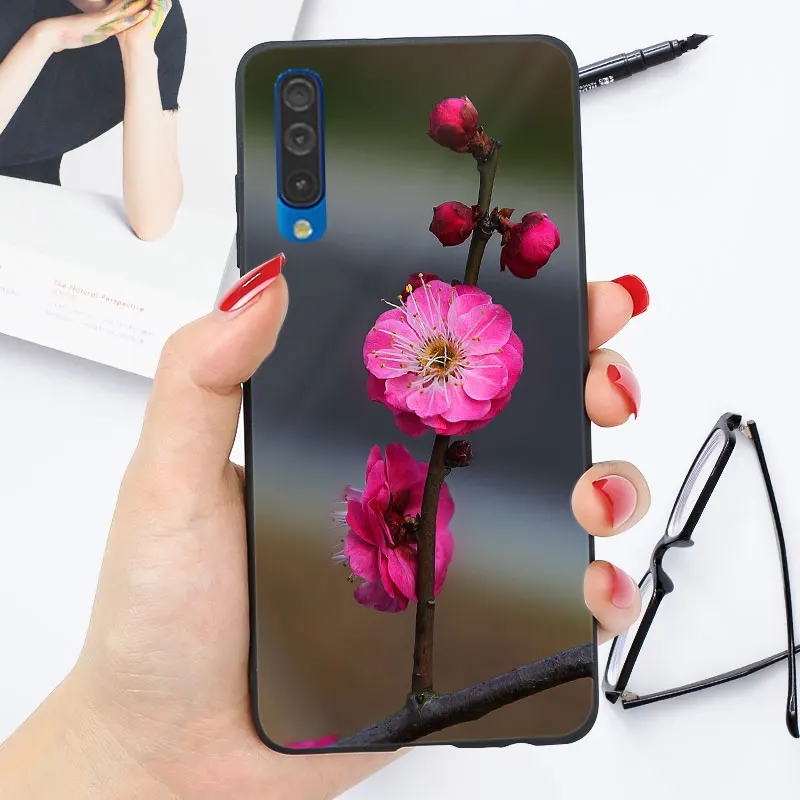 Чехол для телефона samsung Galaxy A50 A10 A20 A30 A40 A70 A20e, Яркий глянцевый чехол из поликарбоната+ ТПУ - Цвет: X25