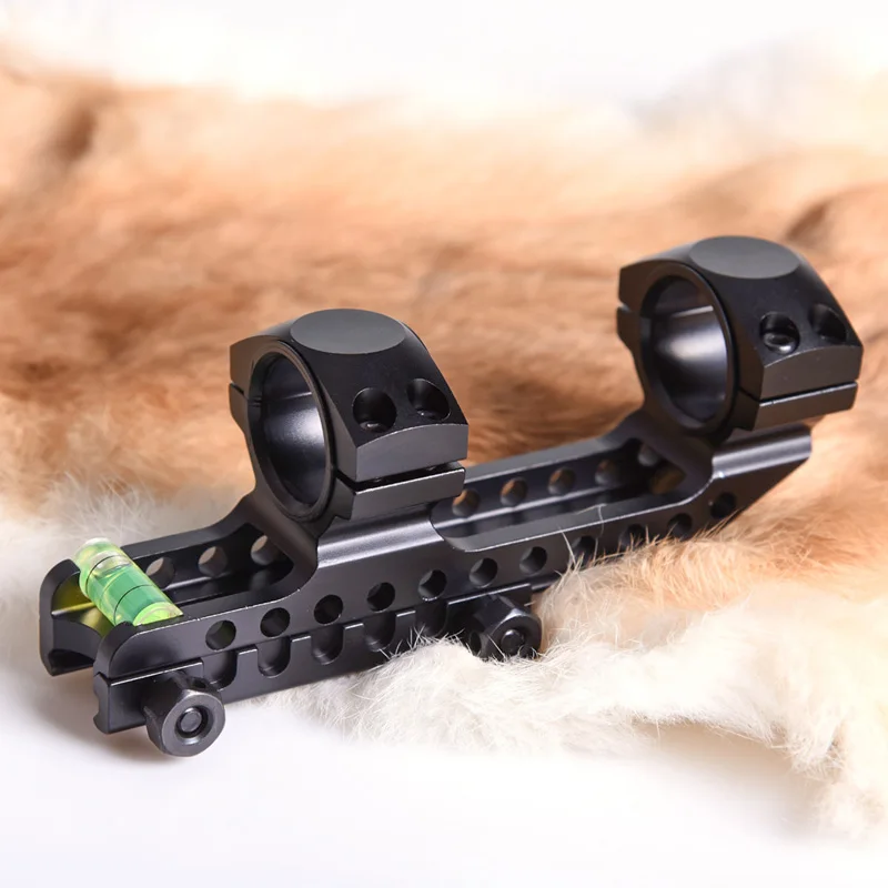 Tactical Scope Mount 20mm Picatinny Rail Diameter 30mm Riflescope Accessories With Bubble Level For Airgun Sights | Спорт и