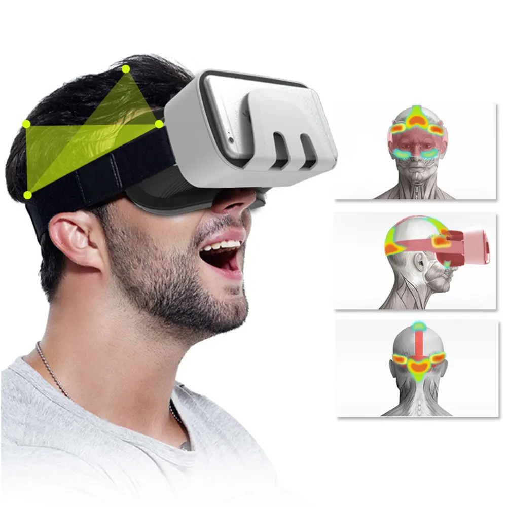 VR гарнитура очки асферическая линза для дома Портативные Очки виртуальной реальности мобильный телефон на голову 3D VR очки