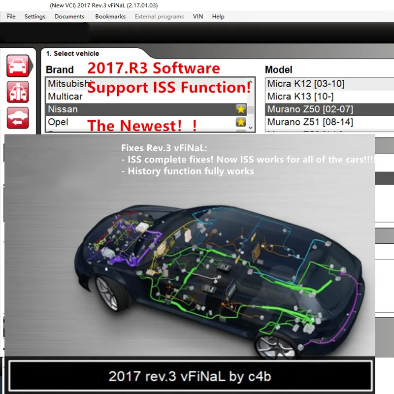 Новинка 2017.R3 Поддержка функций МКС Бесплатный Keygen DVD CD для OBDIICAT tcs Multidiag с
