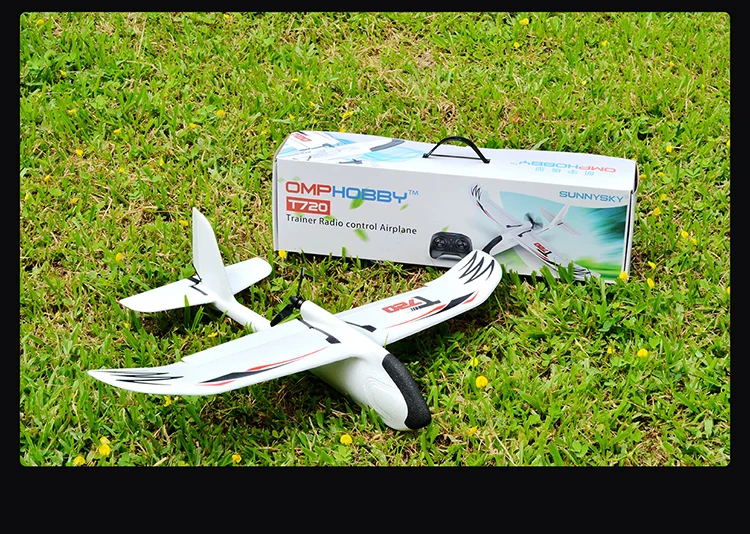OMPHOBBY 716mm T720 4Ch Trainer RC Airplane EPP with Gyro RTF Free Shipping