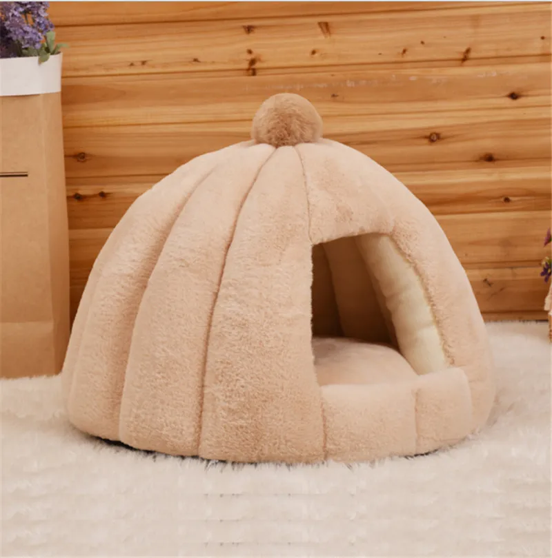 Pet Cat собачья Лежанка палатка Igloo плюшевая кошка кровать(M68