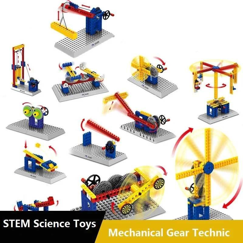 

Assembled Teaching Construction Machinery Group Product Kids Educational DIY Assembled Toy Machine Model Educational Toys Gif
