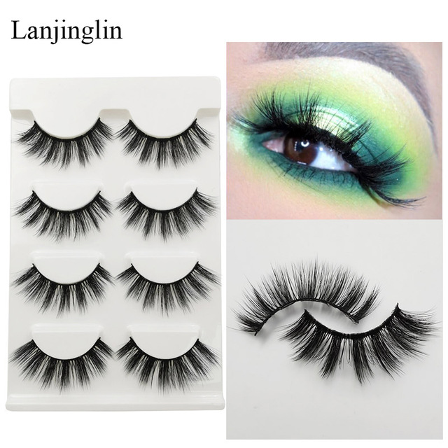 Boxes False Eyelashes Wholesale Best Sale Natural Long Wispy Fake Eye Lashes Handmade 3D Mink Lashes Makeup Extension Tools
