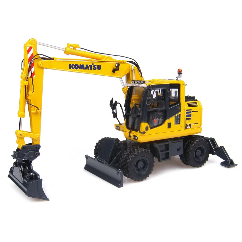 UH-8083 1:50 Komatsu PW148 + 2 колесный экскаватор игрушки |