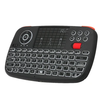 

Rii i4 Mini Bluetooth Keyboard 2.4GHz Dual Modes Handheld Fingerboard Backlit Mouse Touchpad Remote Control for Windows Android