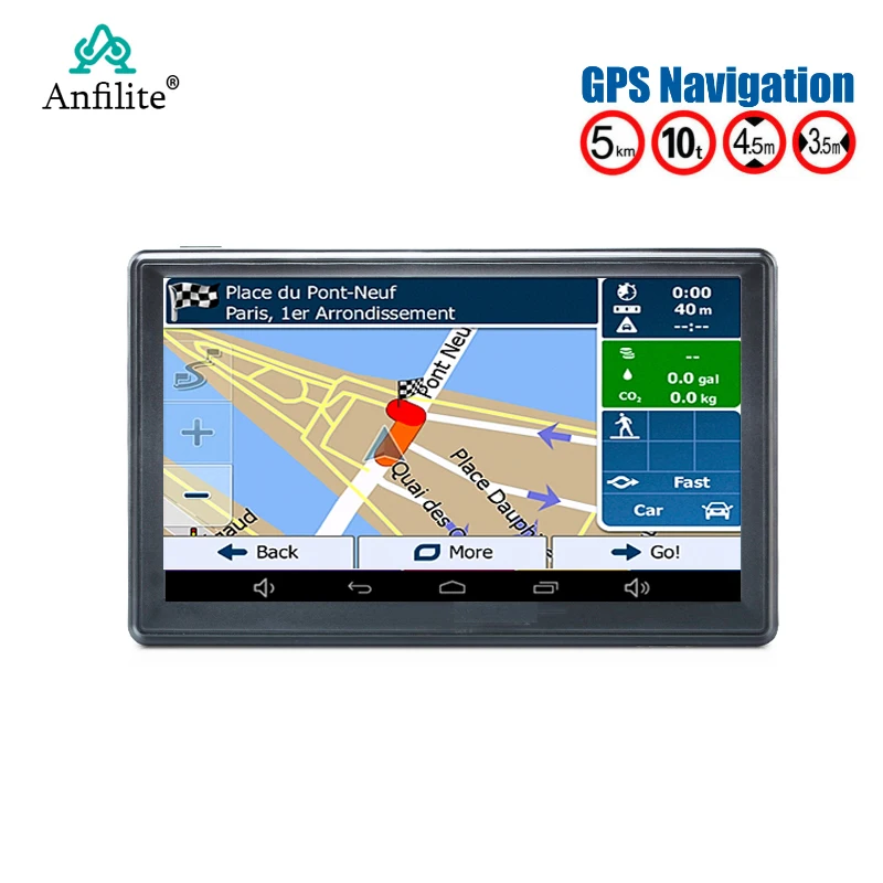 Anfilite 7 дюймов HD емкостный сенсорный экран 800*480 Android Bluetooth WI FI грузового