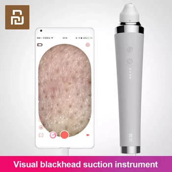 

Youpin Meishi Electric Visual Acne Remover Blackhead Deep Pore Cleanser Vacuum Suction Blackpot Cleaner For Facial Care Tools