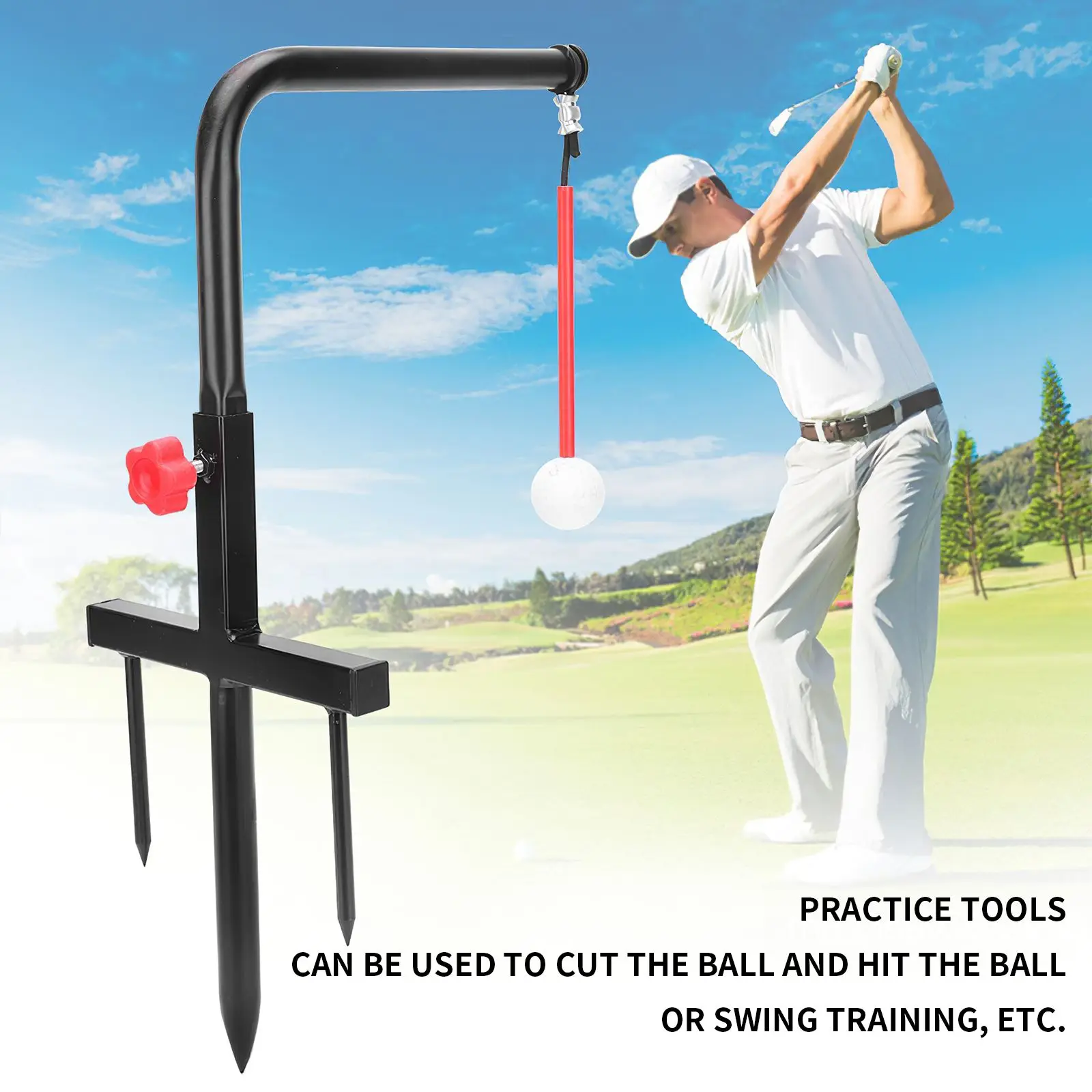Golf Swing Practice Guide Golf Swing Trainer Iron Outdoor Individual