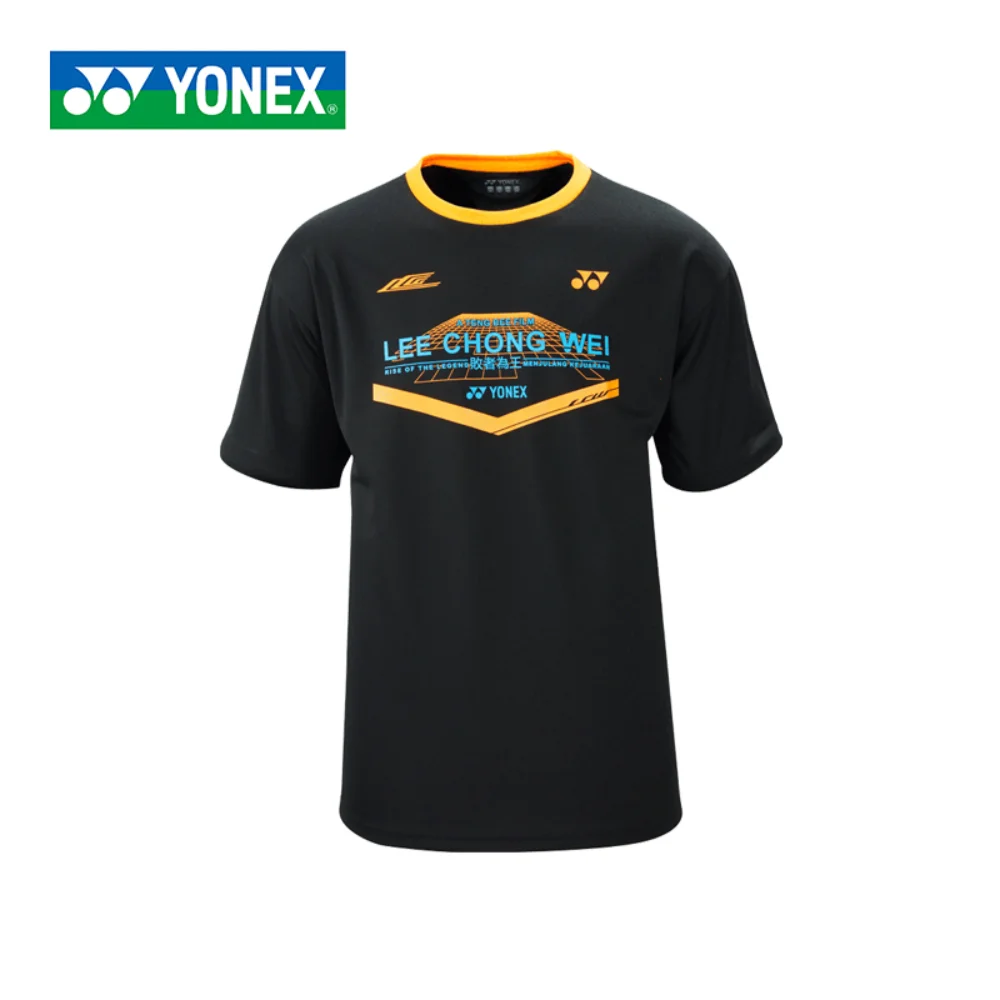 Новые мужские футболки для бадминтона Yonex дышащая удобная быстросохнущая