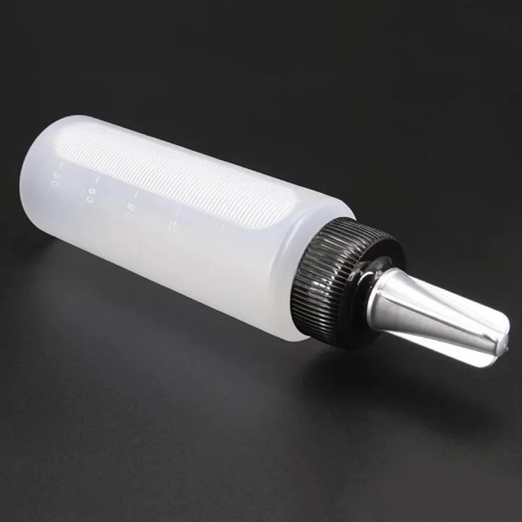 3pcs 150ml Empty Plastic Salon Hair Color Measuring Tinting Applicator Bottle Hair Washing Cleaning Refillable Squeeze Bottle 